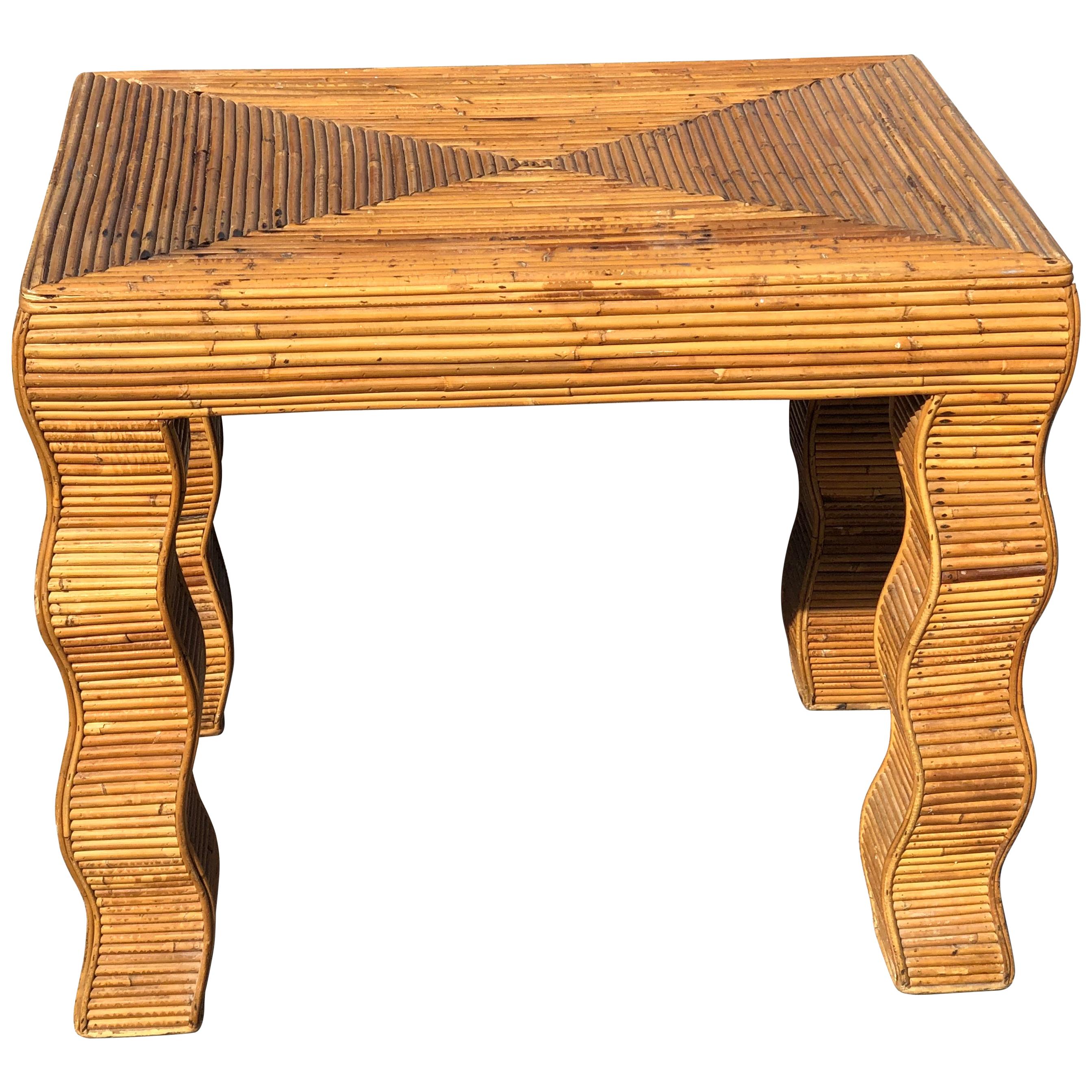 Bamboo Occasional Table by Vivai Del Sud Italy