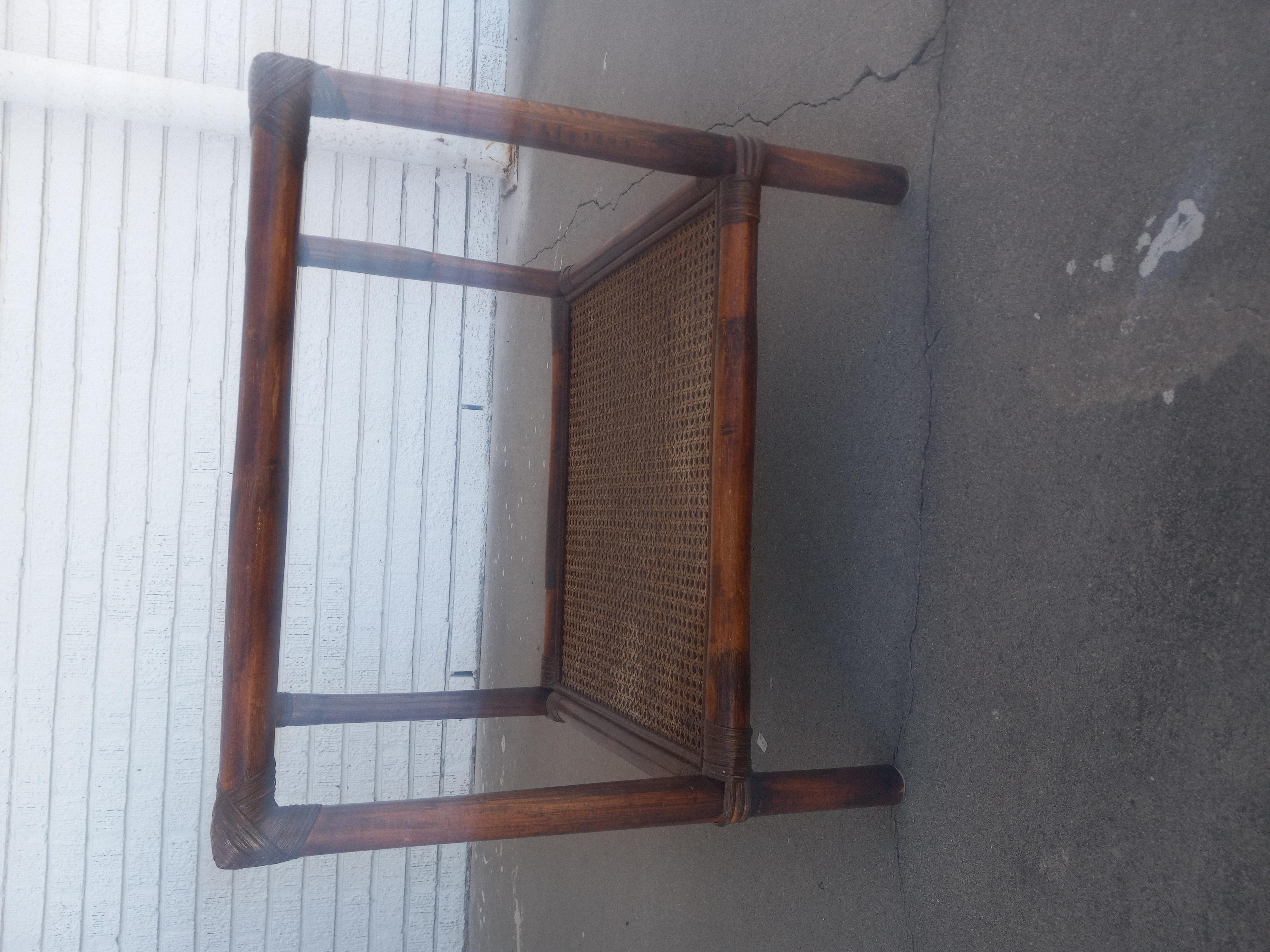 Bambou Table d'appoint en bambou en vente
