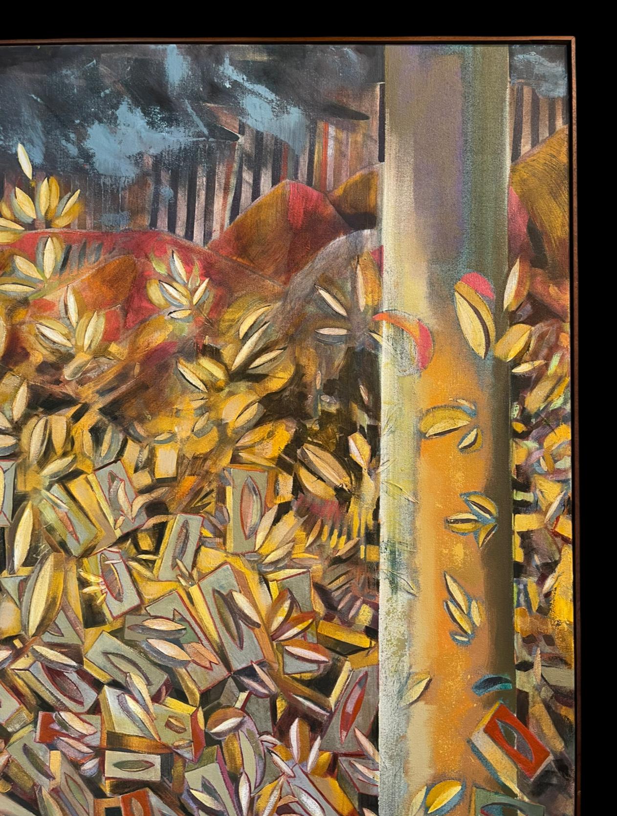 Hand-Crafted “Bamboo on a Mountian Terrace” by Austin Artist Robert Wymer For Sale