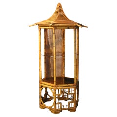 vitrina pagoda de bambú