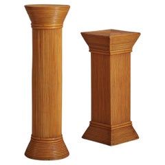 Bamboo Pedestal, France 1970s - Round