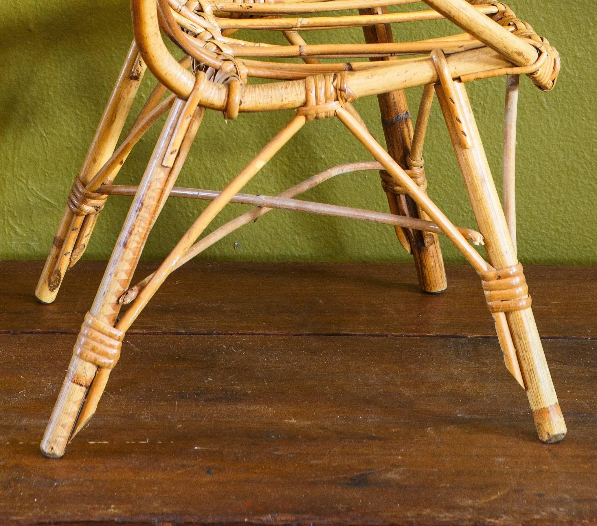 child rattan chair