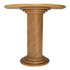 Bamboo Rattan Console Table by Vivai del Sud