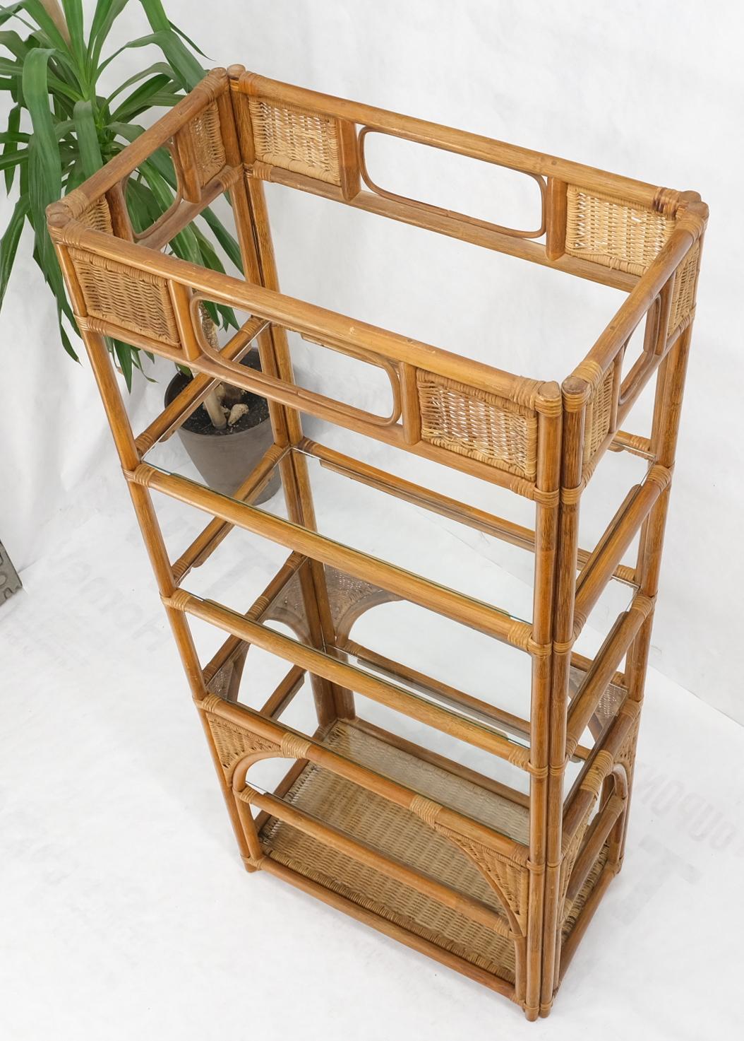 rattan etagere