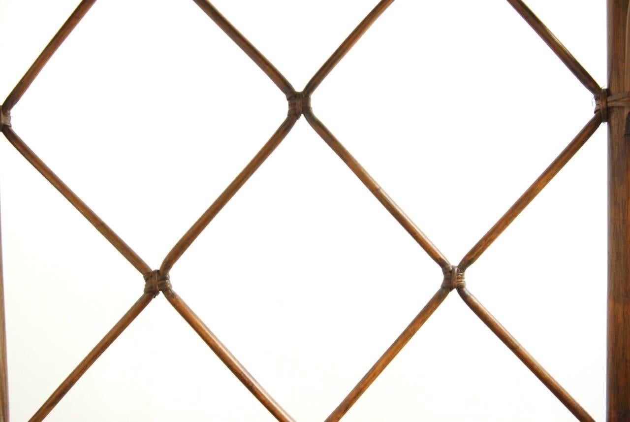 bamboo rattan bookshelf