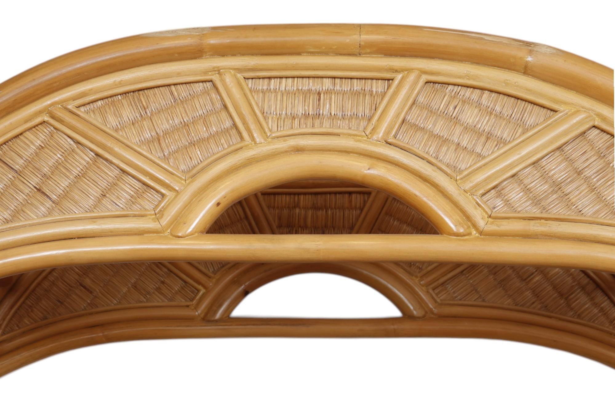 Bamboo & Rattan Etagere For Sale 1