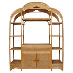Bamboo & Rattan Etagere