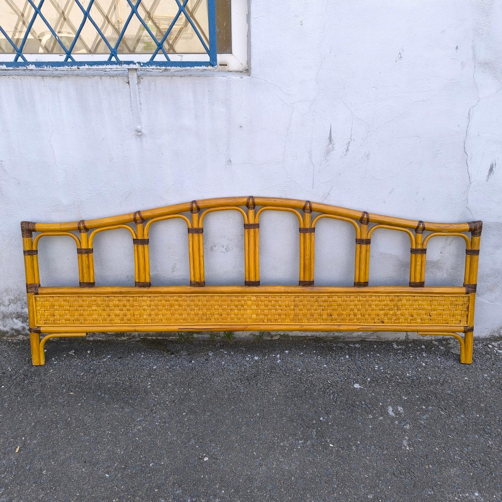 Cabecero y piecero de ratán bambú by Dux of Sweden en venta 4
