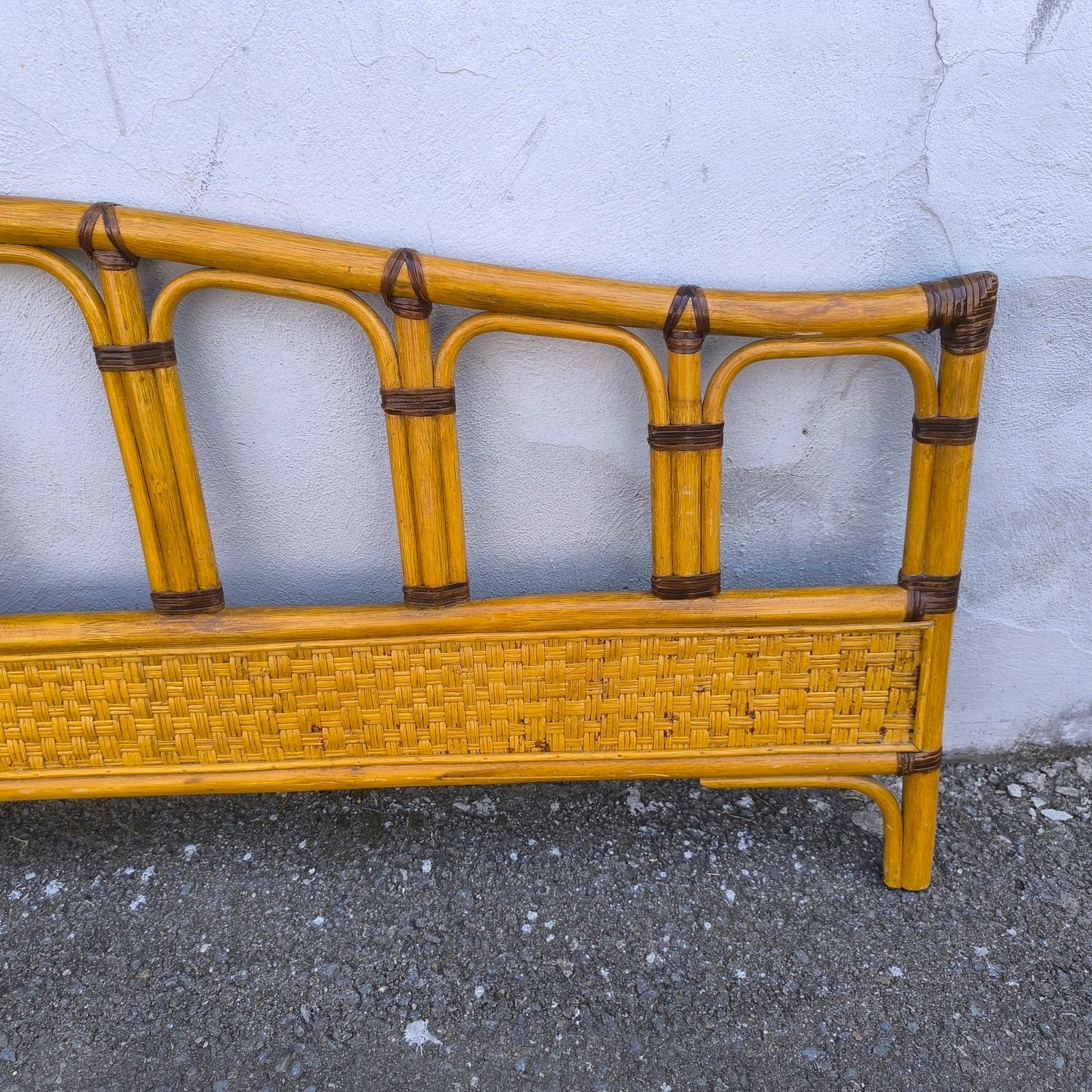 Cabecero y piecero de ratán bambú by Dux of Sweden en venta 7