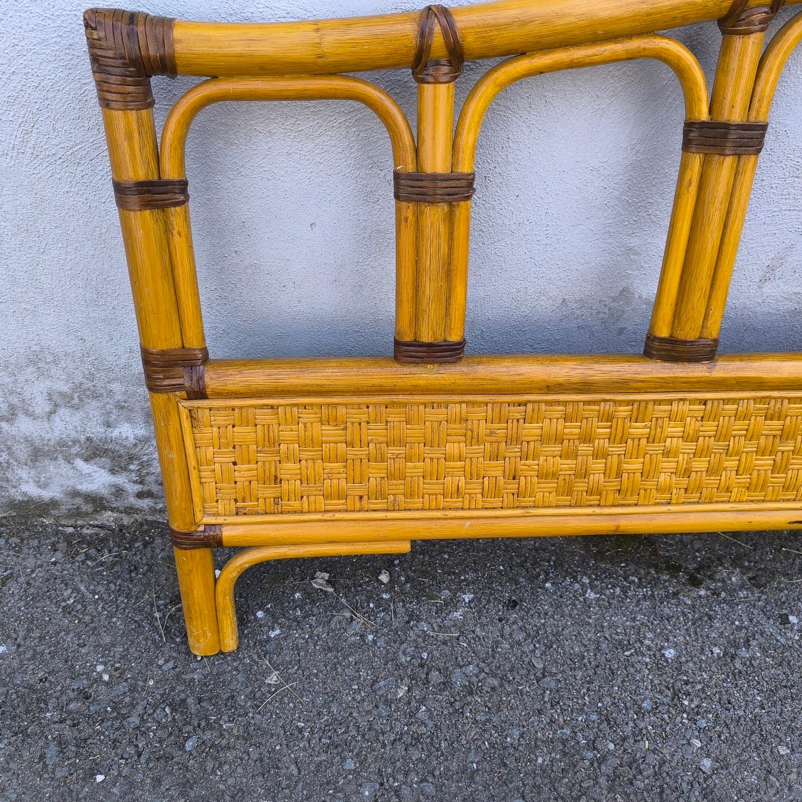 Cabecero y piecero de ratán bambú by Dux of Sweden en venta 8