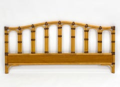 Bamboo Rattan Full Headboard & Footboard by Dux of Sweden
