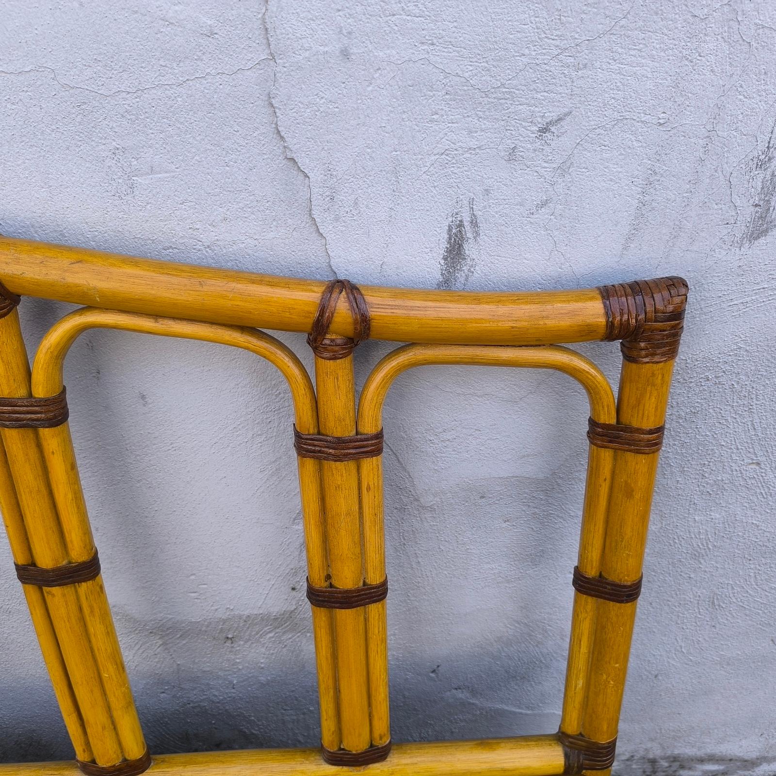 Cabecero y piecero de ratán bambú by Dux of Sweden Bambú en venta