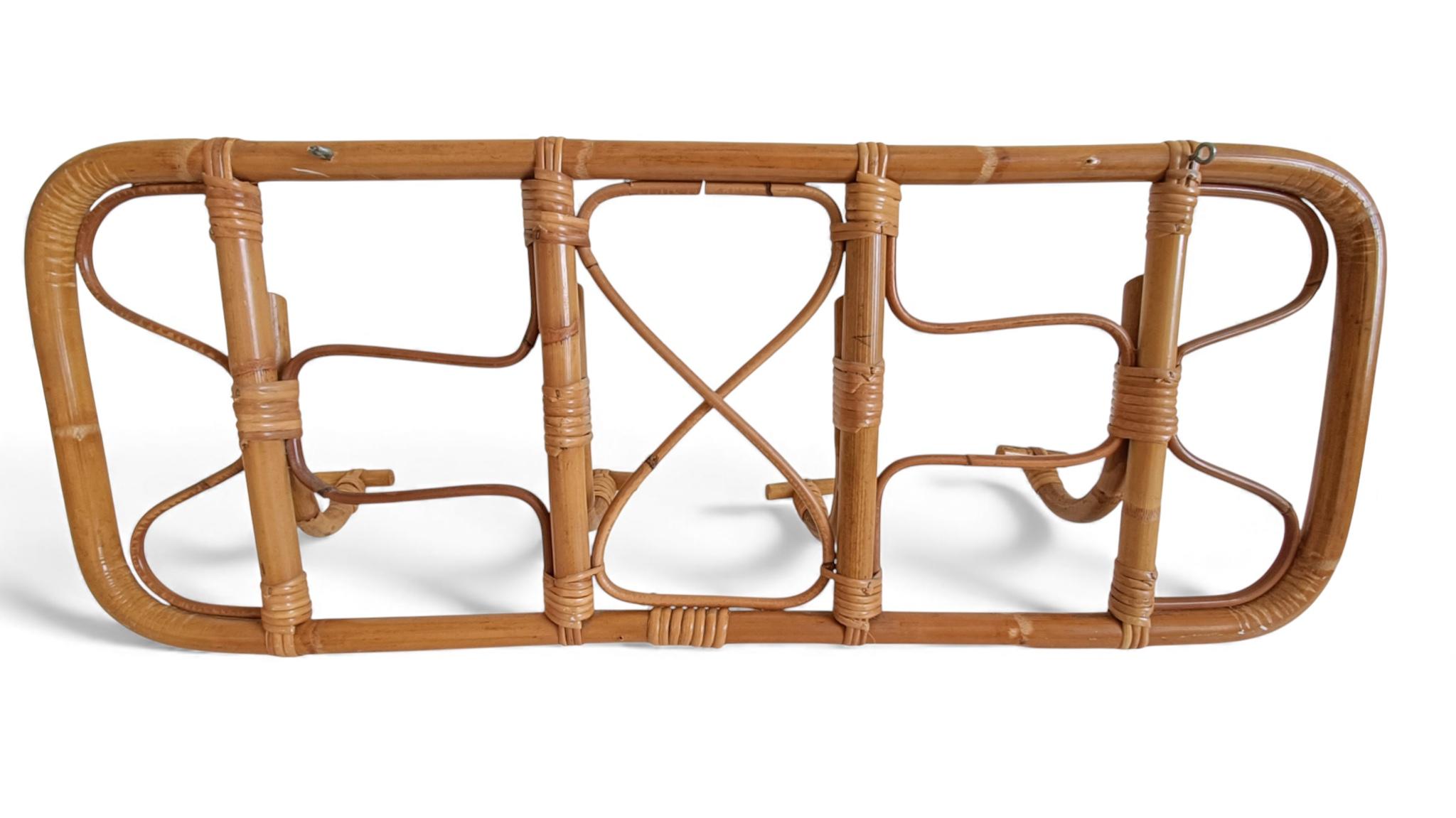 Perchero XL de bambú y ratán - Estilo Riviera Francesa de mediados de siglo, Italia, años 60 en Excelente estado para la venta en Valencia, VC