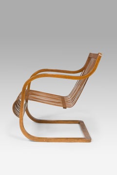 Bamboo Rocking Chair by Ubunji Kidokoro
