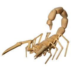 Bamboo scorpion sculpture by Edmundo Furukawa