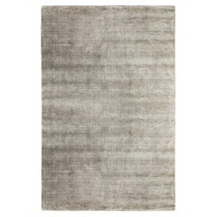 Bamboo Shaded Rectangular Beige Bamboo Silk Rug #1