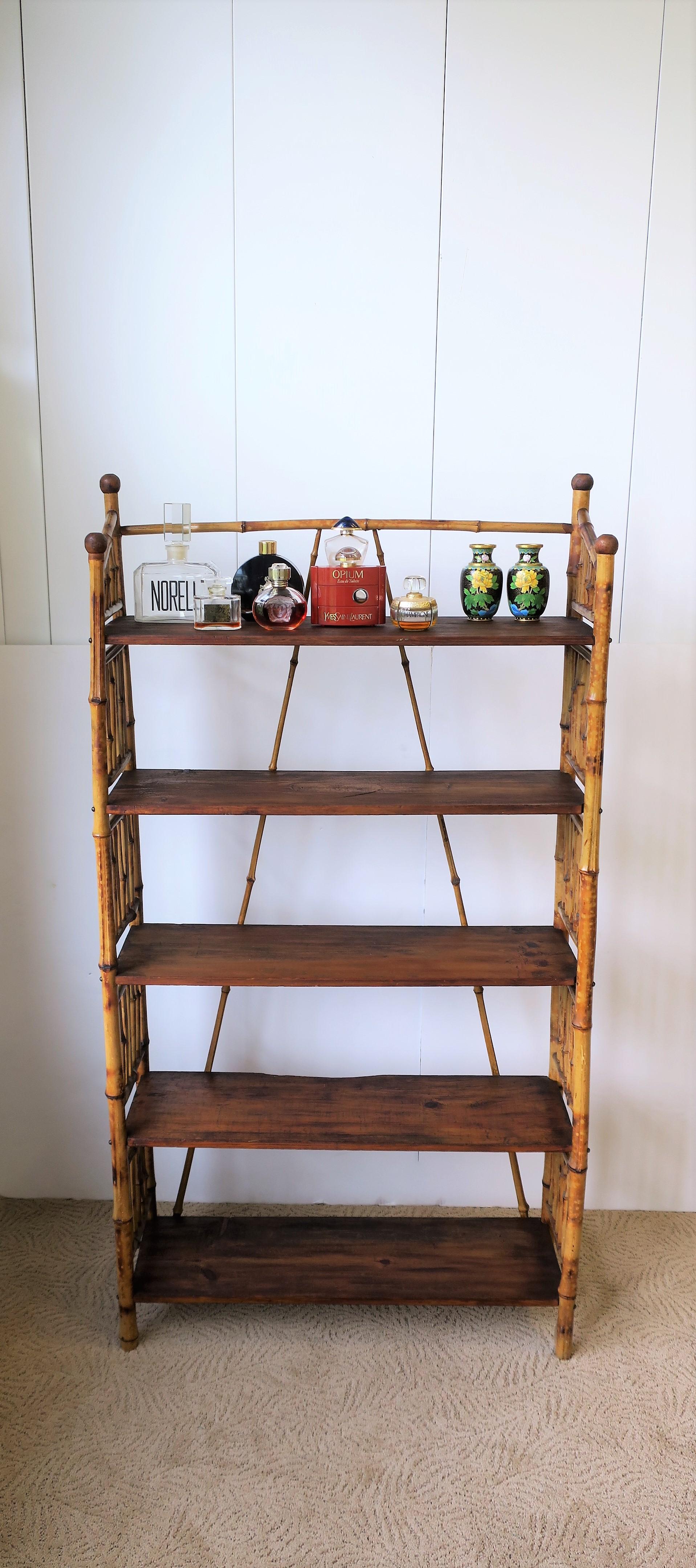 Bamboo Shelf In Good Condition In New York, NY