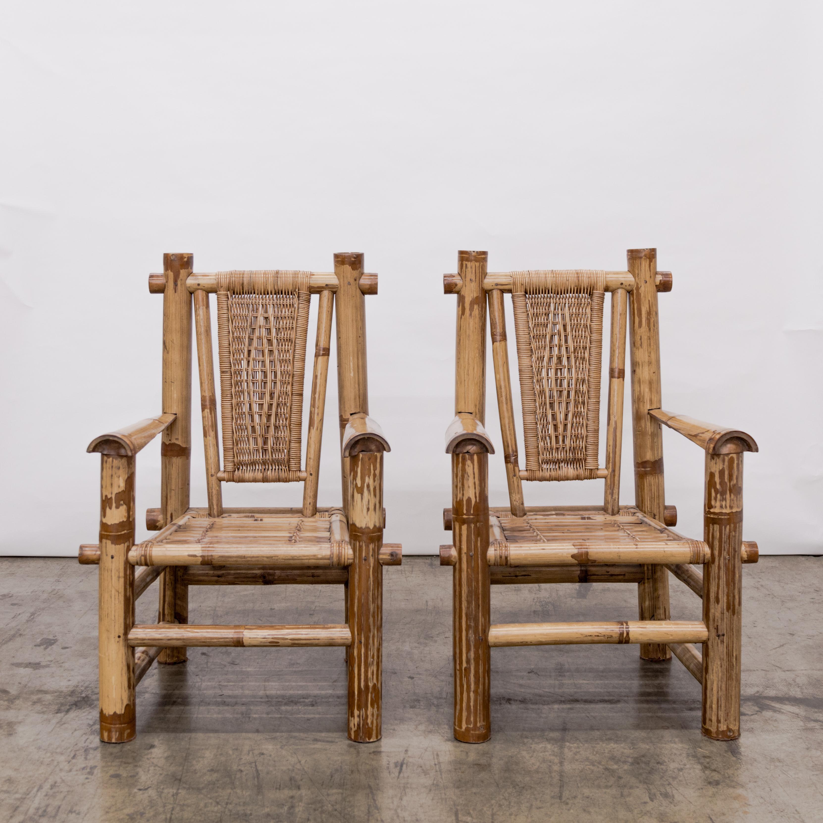 Sillones de brotes de bambú Primitivo en venta