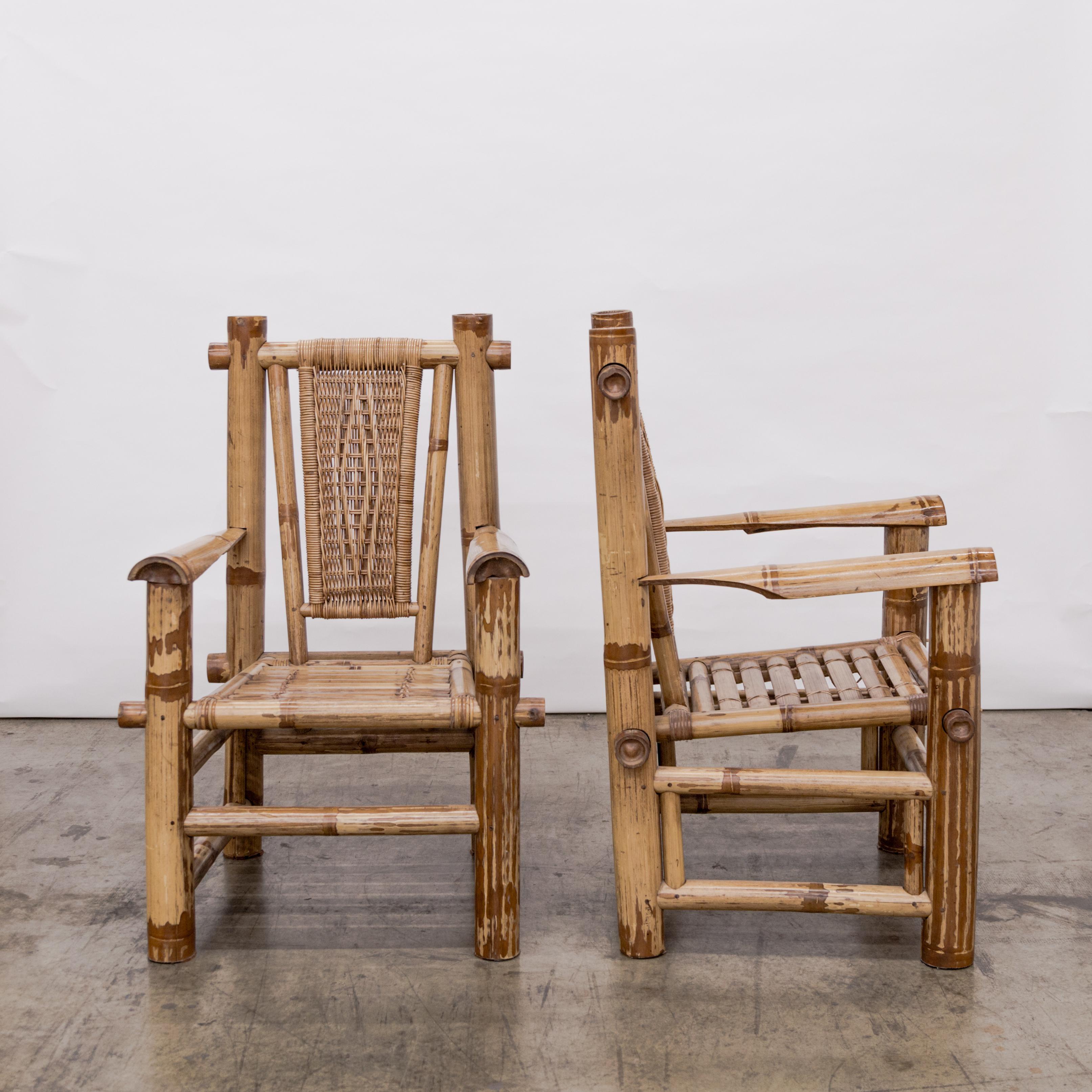 Sillones de brotes de bambú Francés en venta