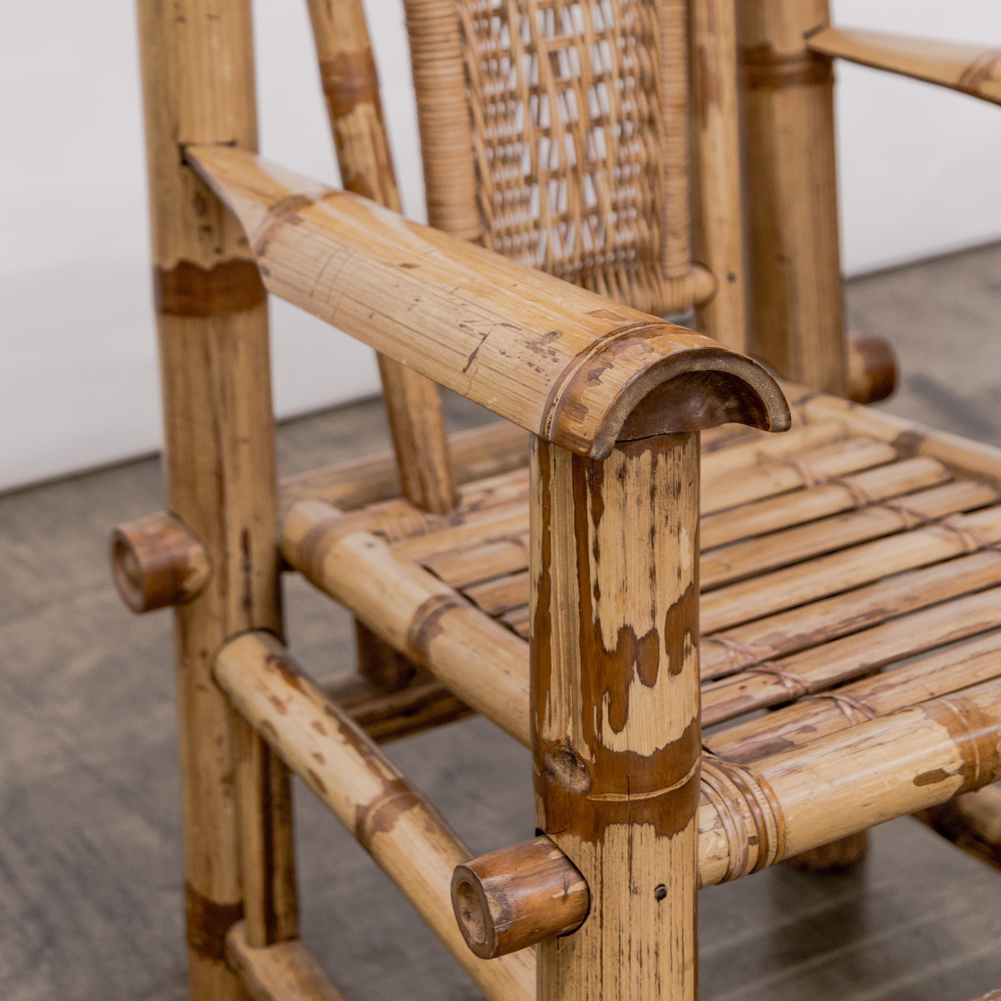 Sillones de brotes de bambú Tejido en venta