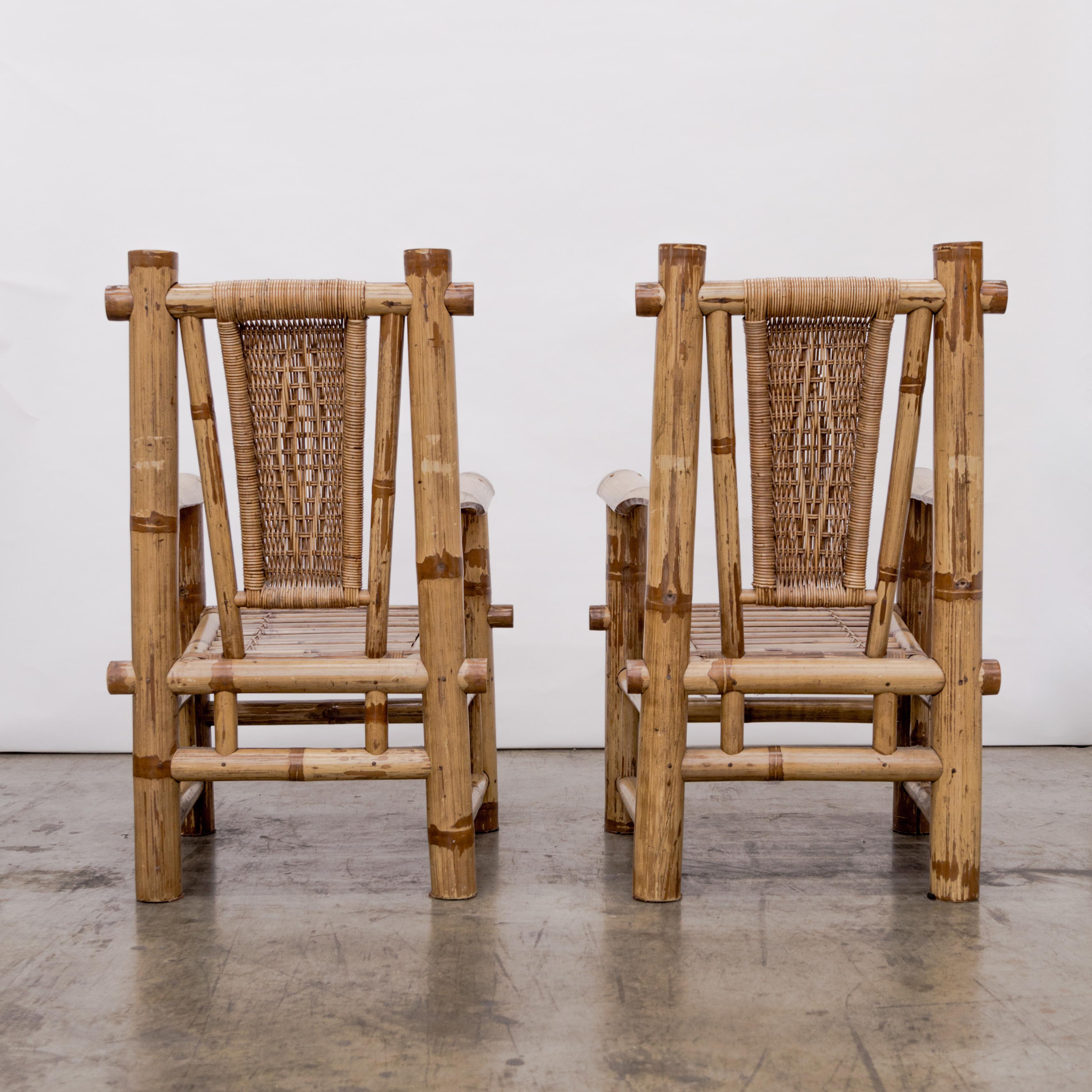 Sillones de brotes de bambú Bambú en venta