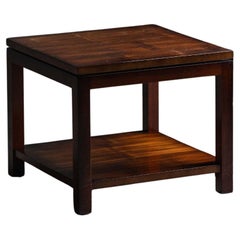Mesa auxiliar de bambú de Axel Vervoordt, Bélgica, años 80