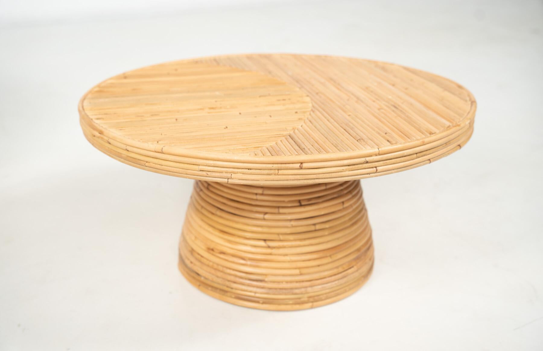 Bamboo Side Table, Italy - 2 Sizes Available For Sale 6