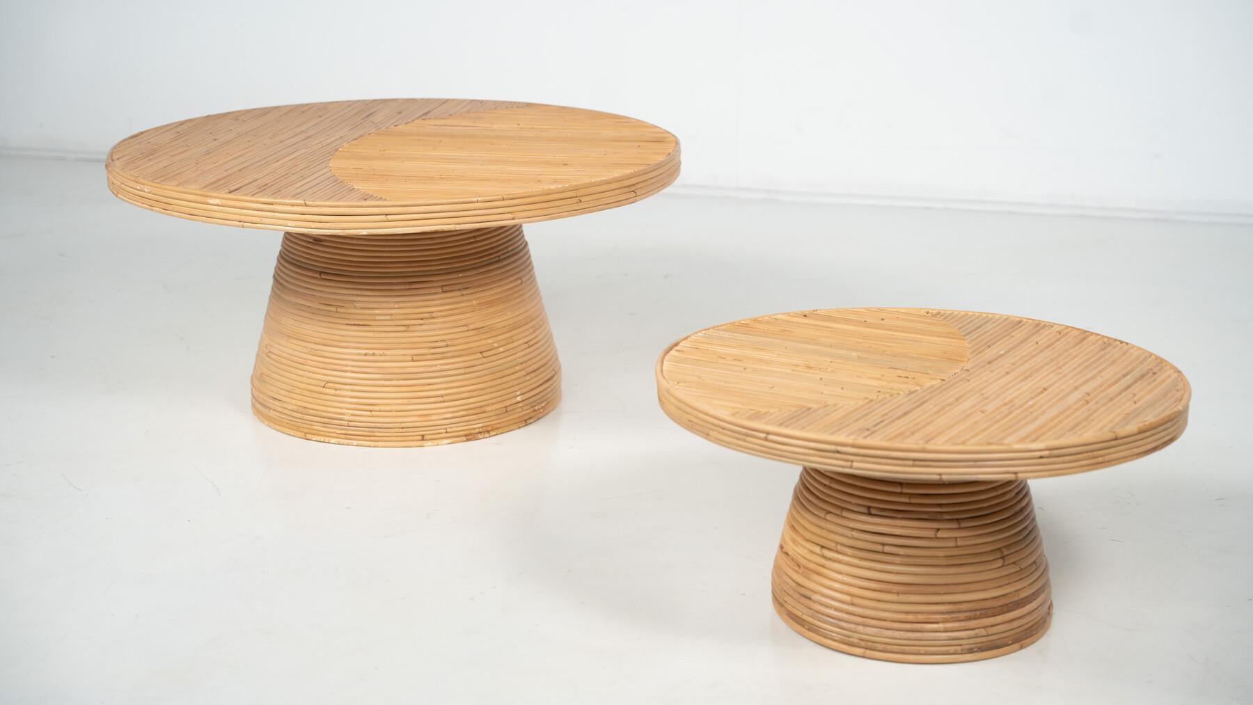 Other Bamboo Side Table, Italy - 2 Sizes Available For Sale