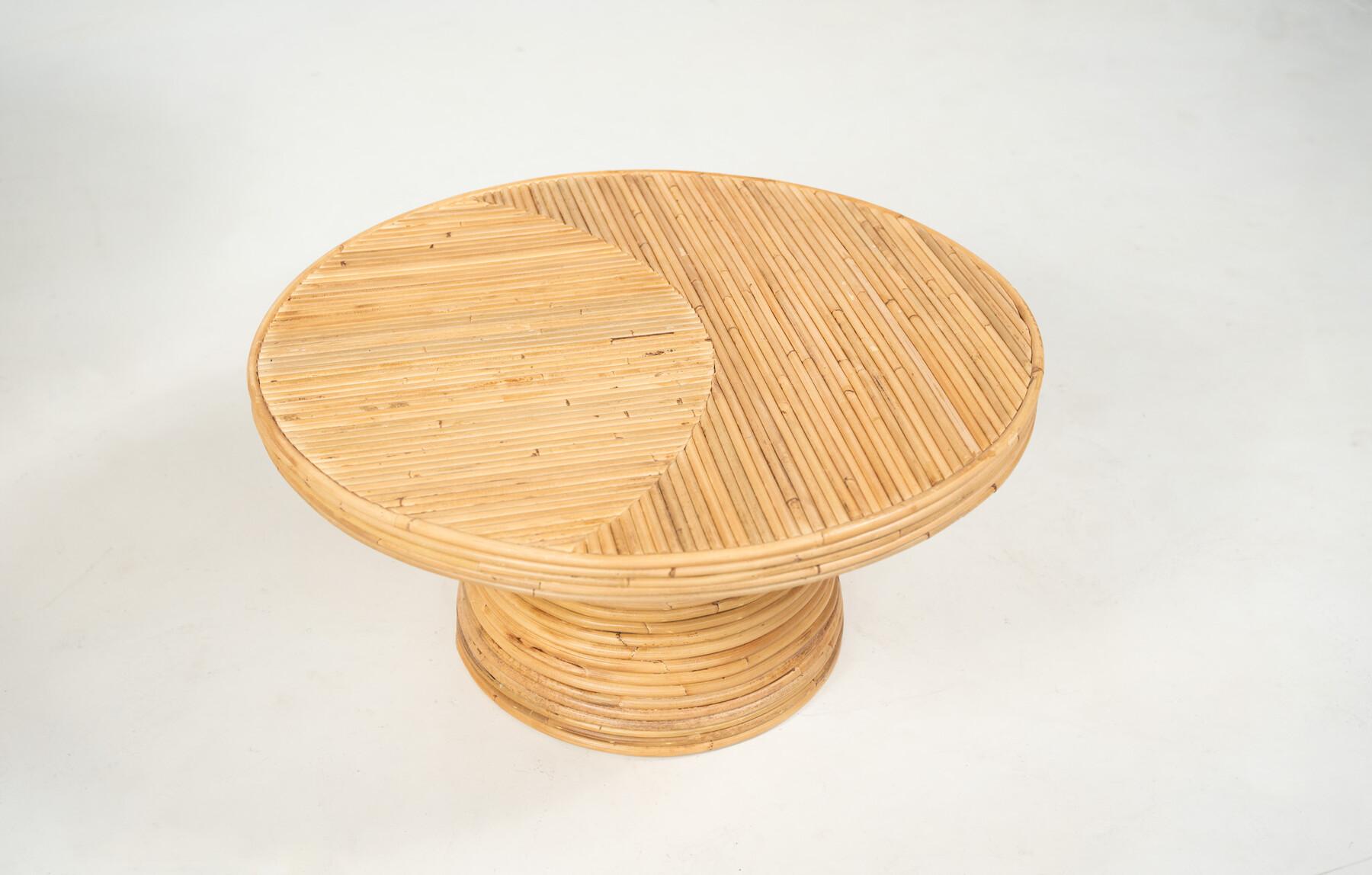 Bamboo Side Table, Italy - 2 Sizes Available In Good Condition For Sale In Brussels, BE