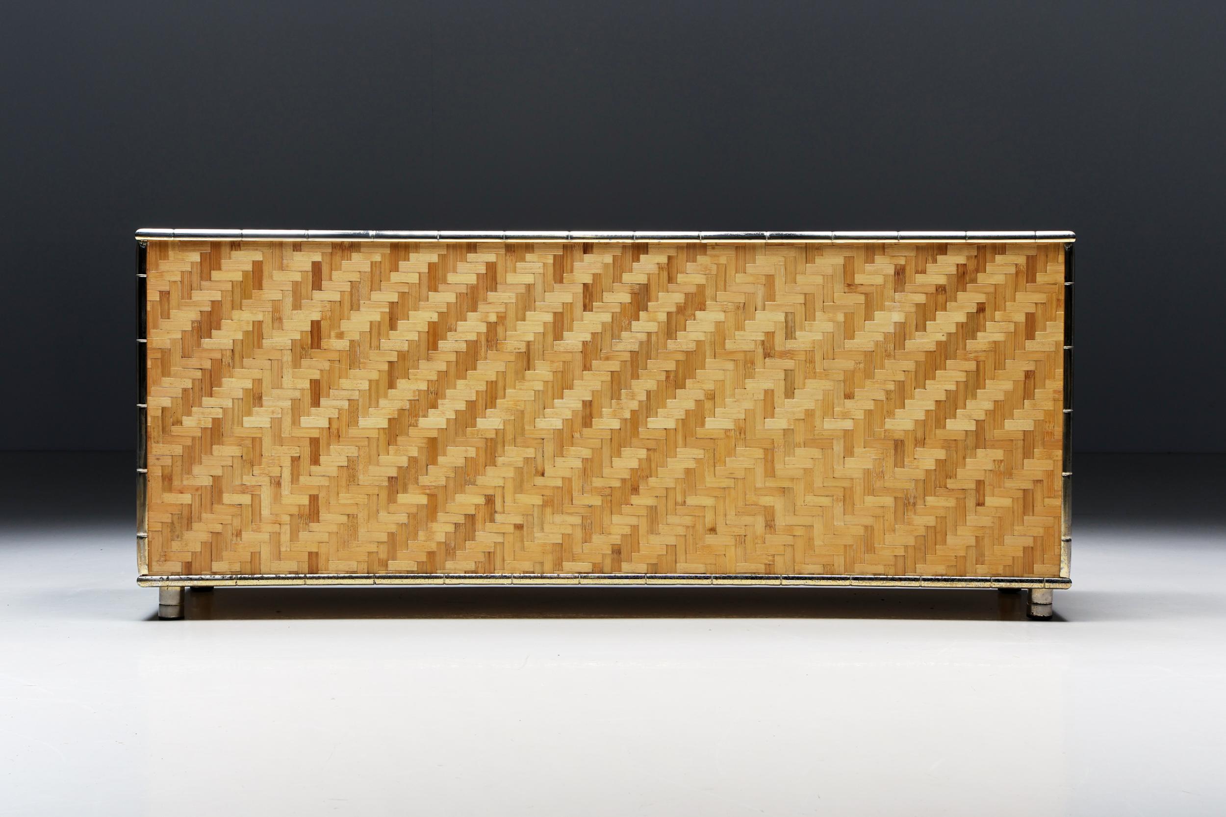 Bamboo Sideboard by Vivai Del Sud, Italy, 1970s 5