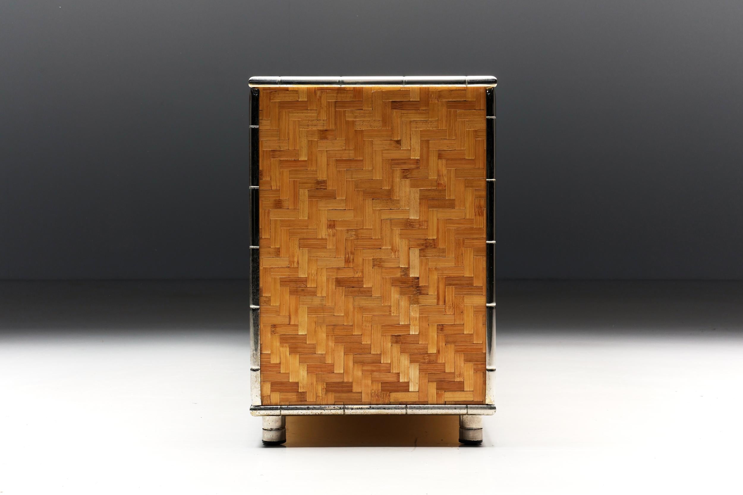 Bamboo Sideboard by Vivai Del Sud, Italy, 1970s 3