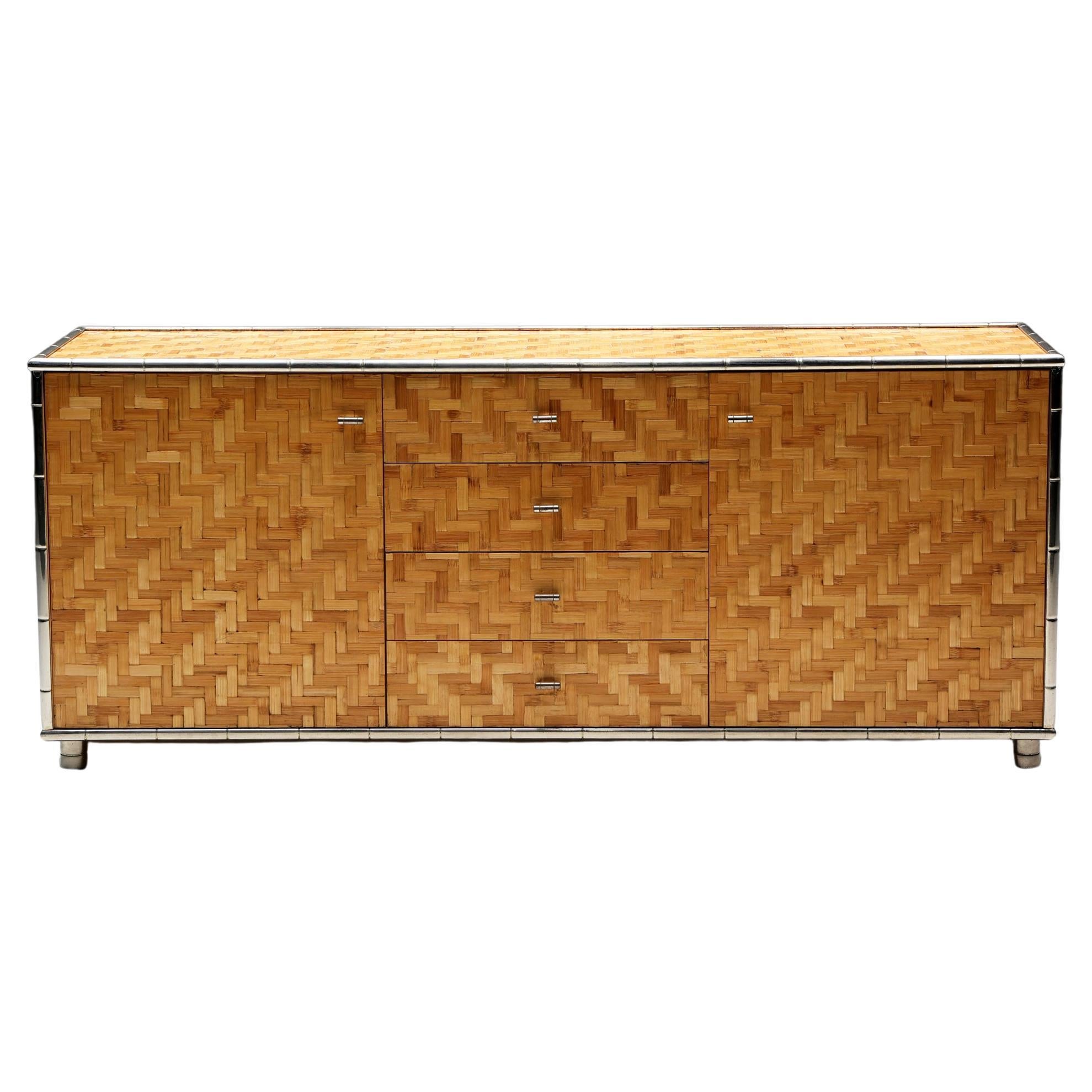 Bamboo Sideboard by Vivai Del Sud, Italy, 1970s