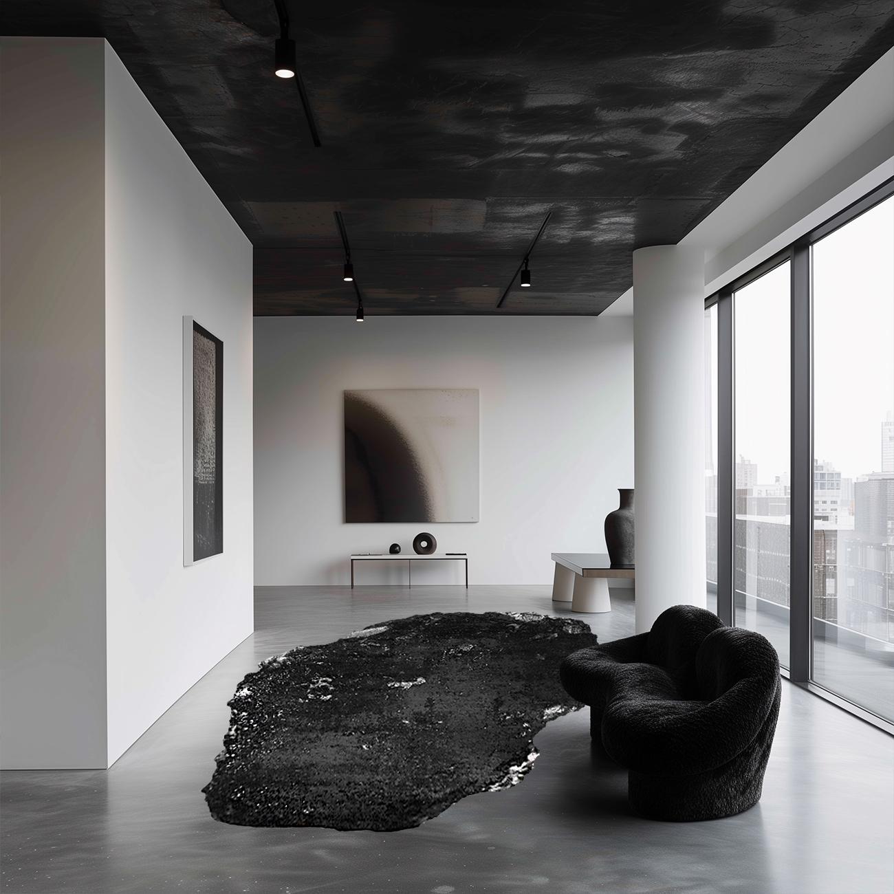 Alfombra de seda de bambú Celestial Object B-V24 by HENZEL STUDIO Posmoderno en venta