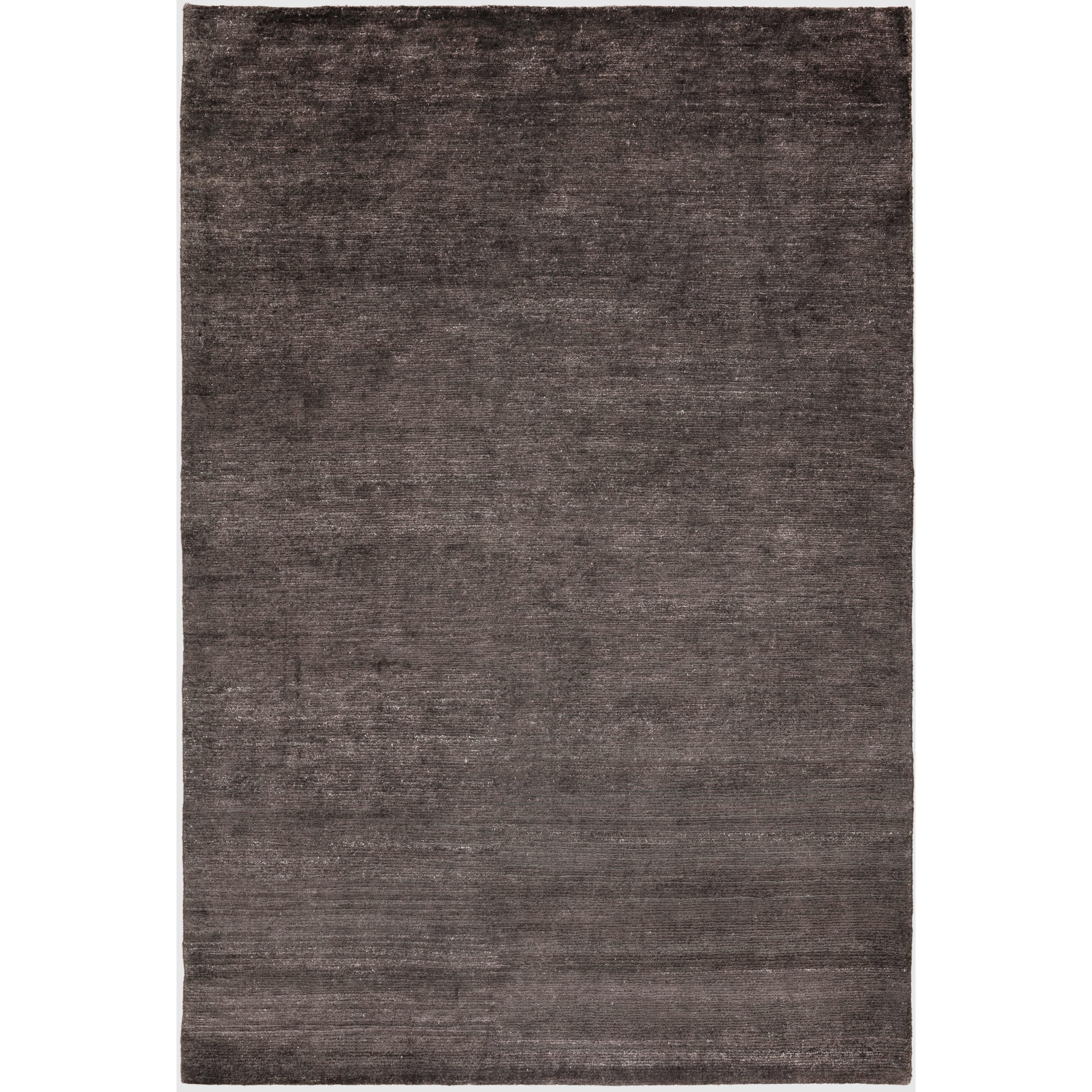 Bamboo Silk Graphite Hand-Knotted 10x8 Rug in Bamboo Silk by The Rug Company For Sale