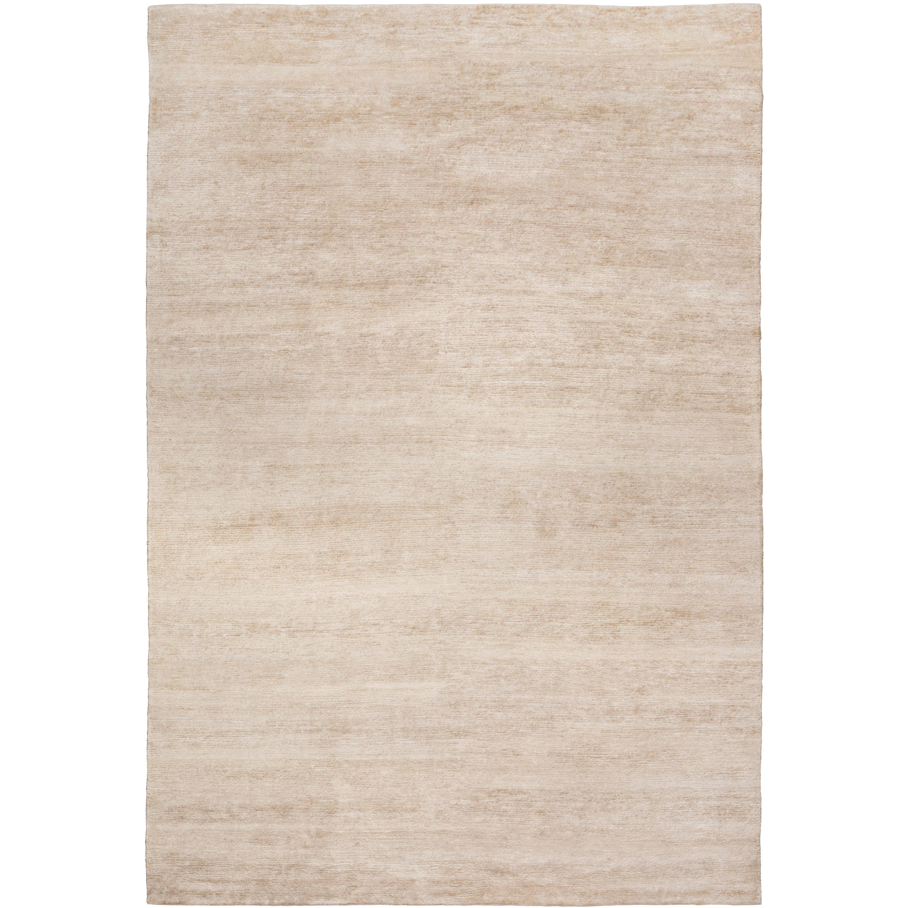 Bamboo Silk Pale Gold HandKnotted 10x8 Rug by The Rug Company For Sale