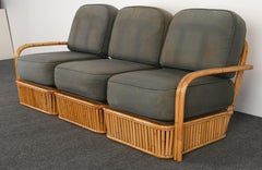 Bamboo Sofa by Ficks Reed, 1950s