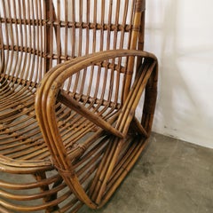Bamboo Sofa by Paul Frankl, Dal Vera