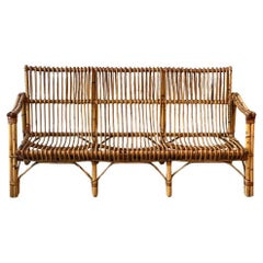 Bamboo sofa Dal Vera Italy 1970