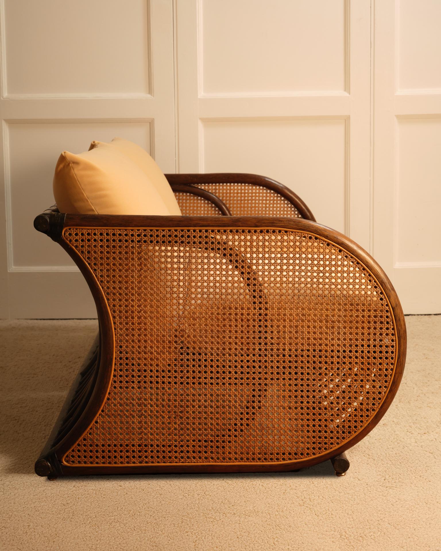 Canapé en bambou - Italie 1970 Bon état - En vente à Paris, FR