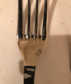 Bamboo and Stainless Flatware Set by Scof, France