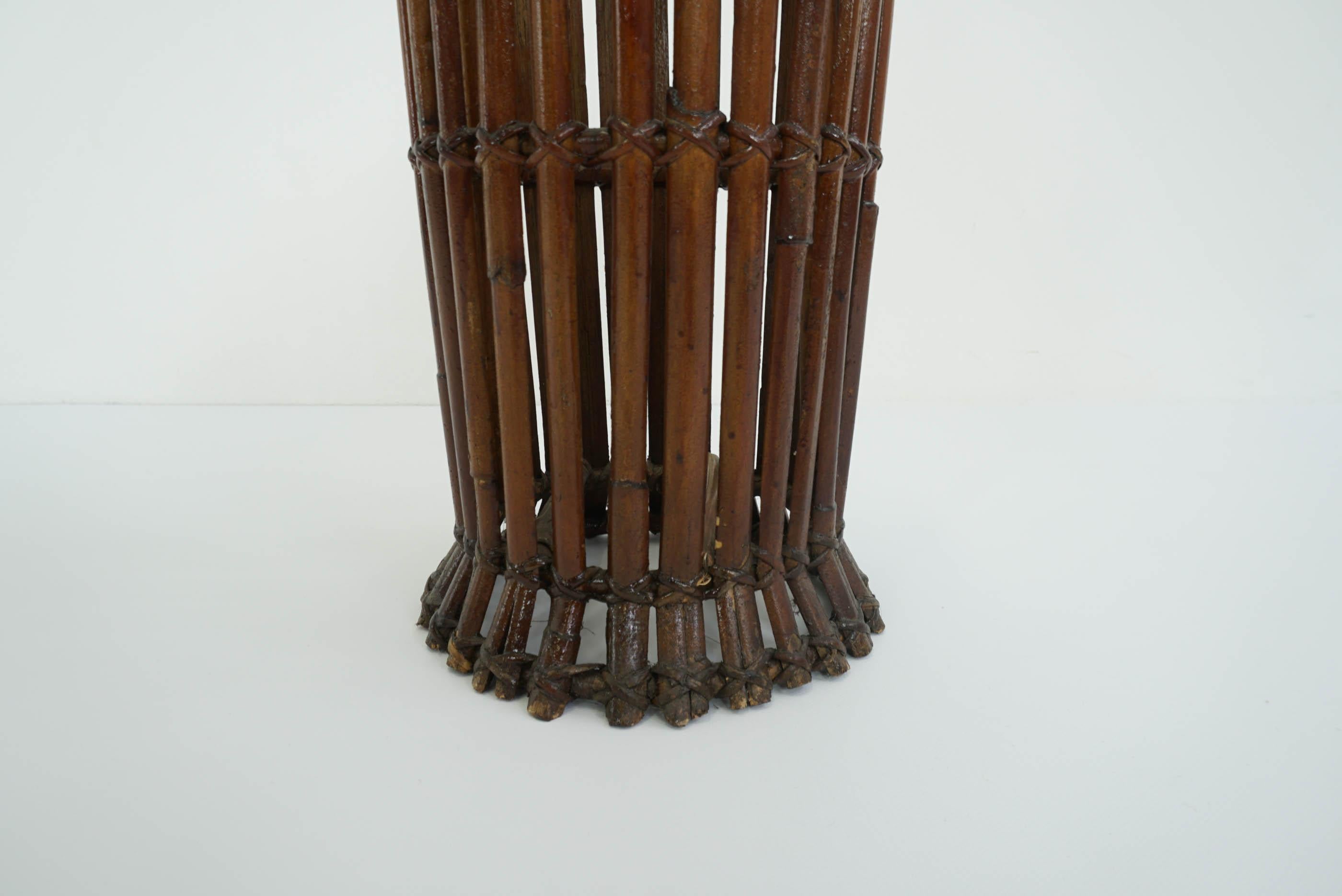 Bamboo Sticks Holder or Umbrella Stand, 1950 Italian Design Mid-Century Modern  3