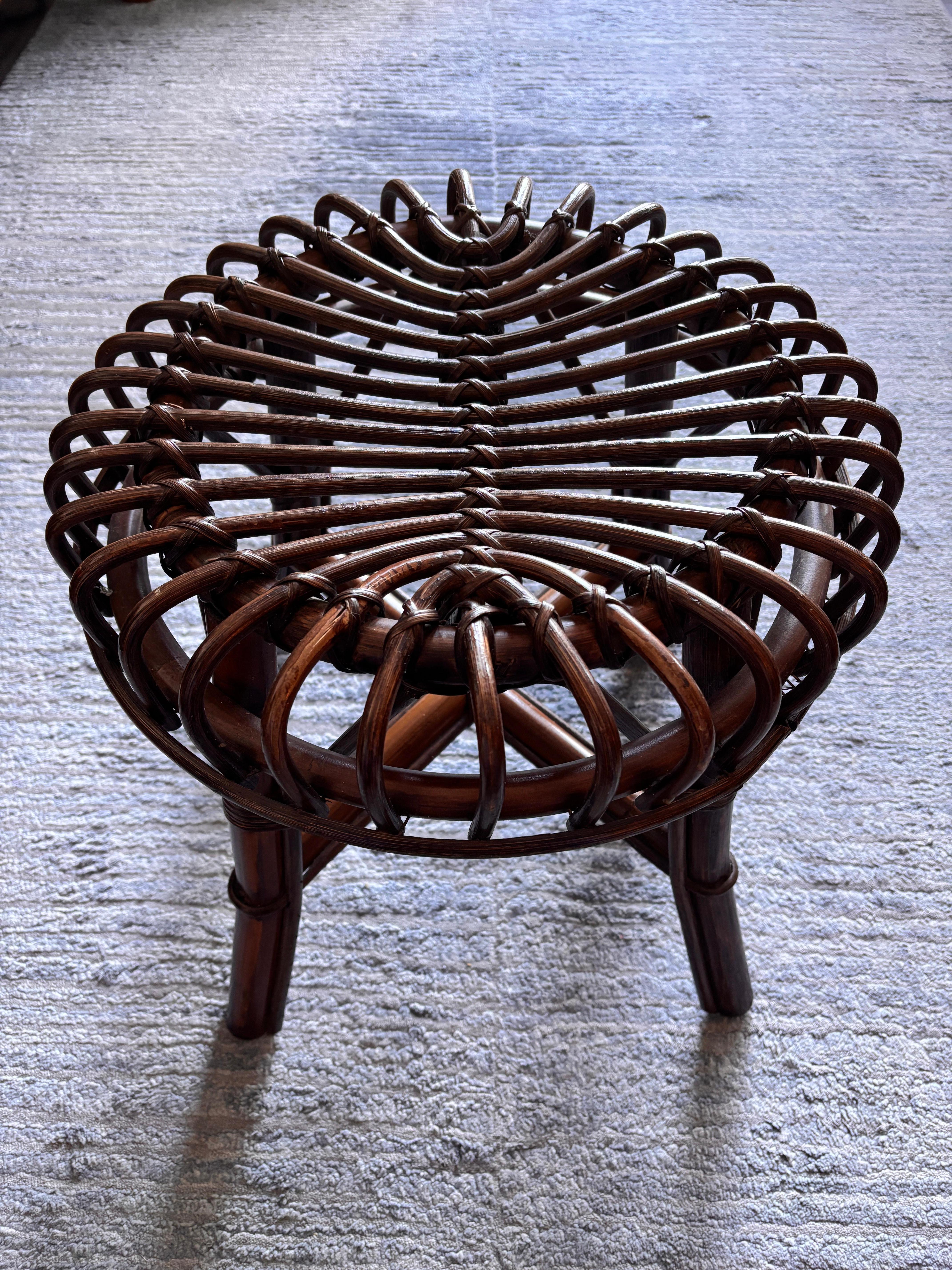 Sgabello in bambù di Franco Albini, Italia, anni '60 in vendita 8