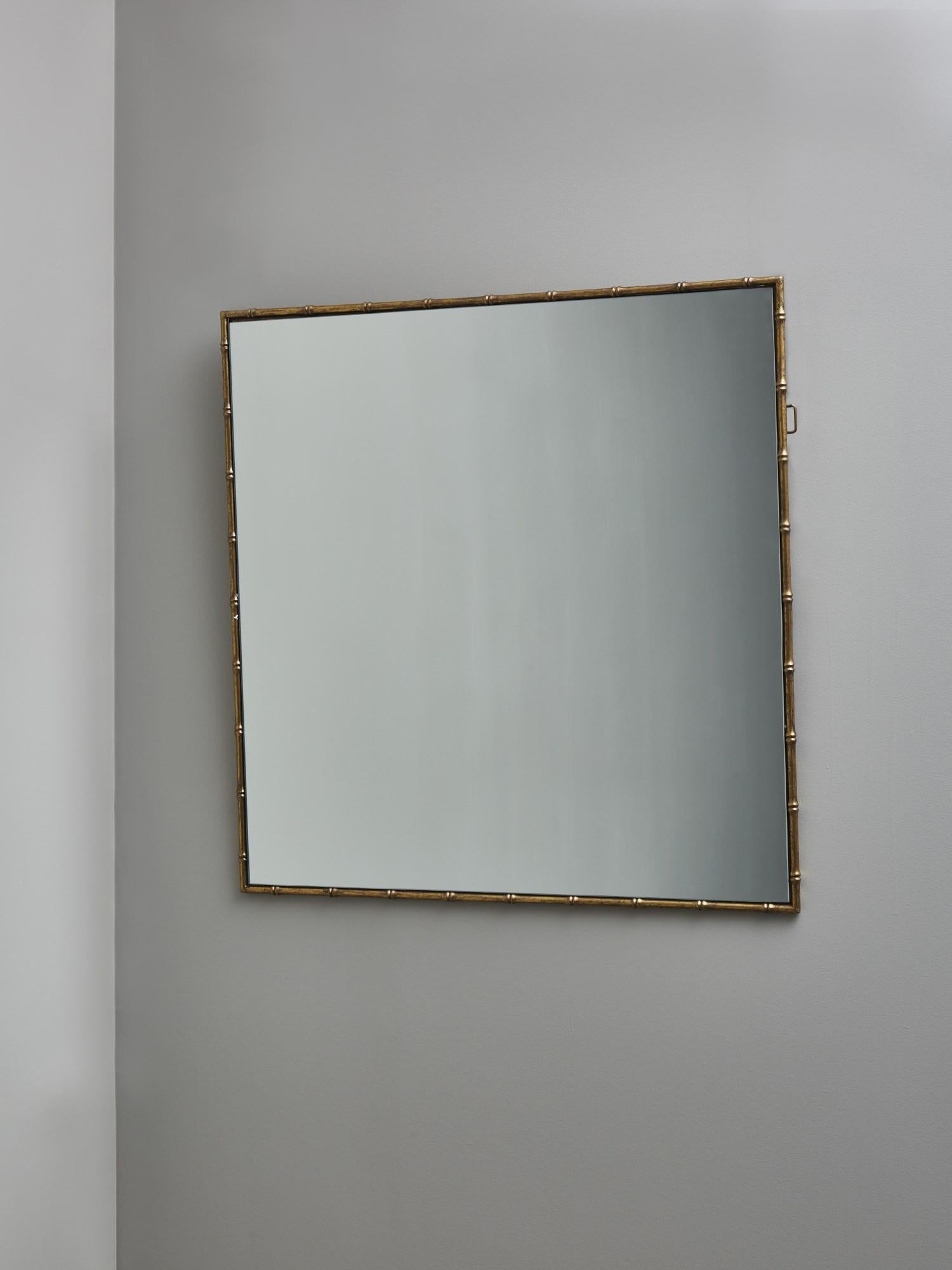 Mid-Century Modern Bamboo style mirrors At Cost Price