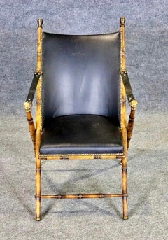 Bamboo Style Sling Chair