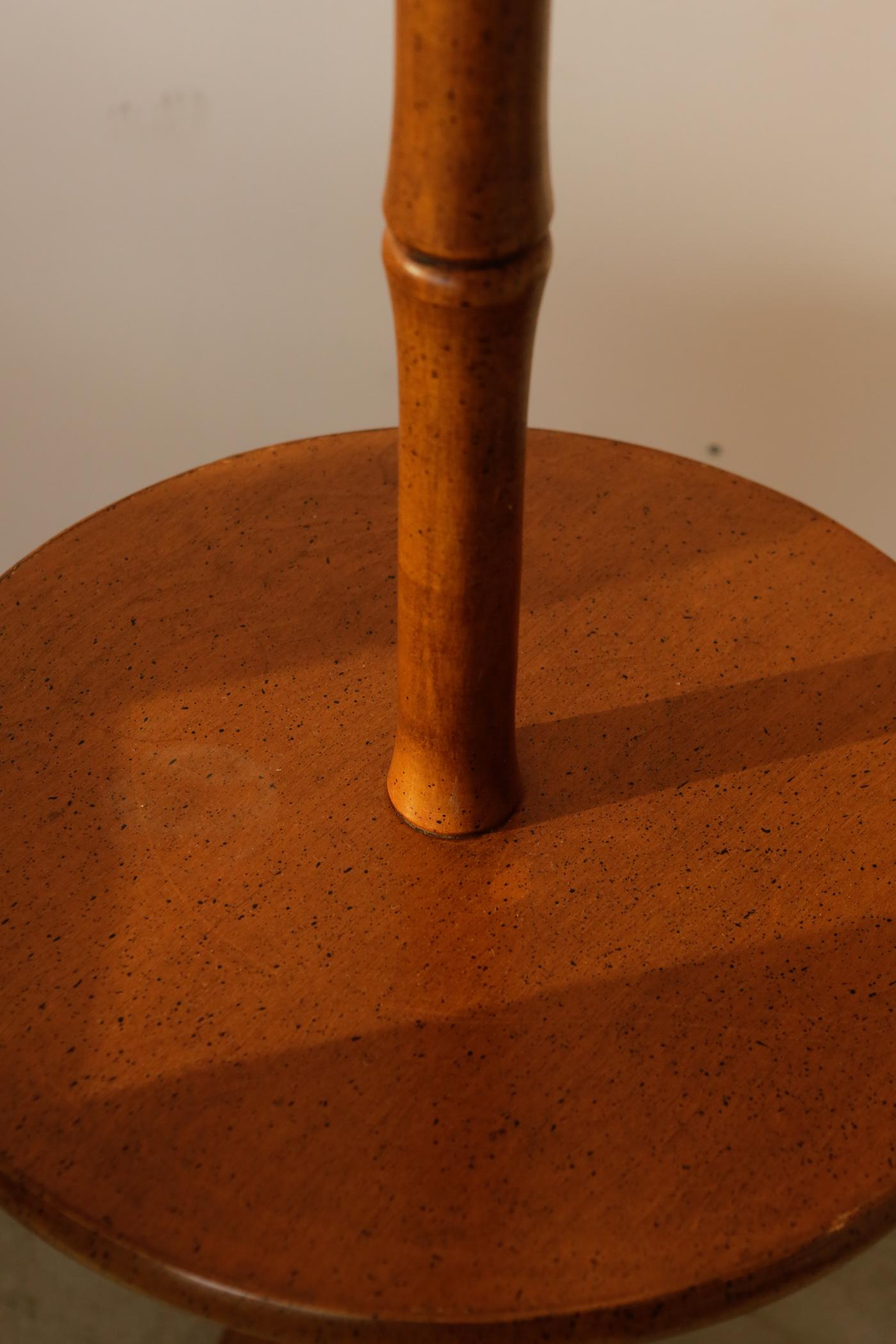 Bamboo-Style Standing Table Lamp For Sale 2