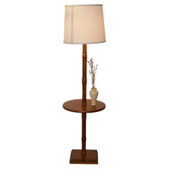 Bamboo-Style Standing Table Lamp