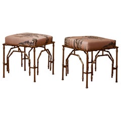 "Bamboo" style stools by Studio Glustin