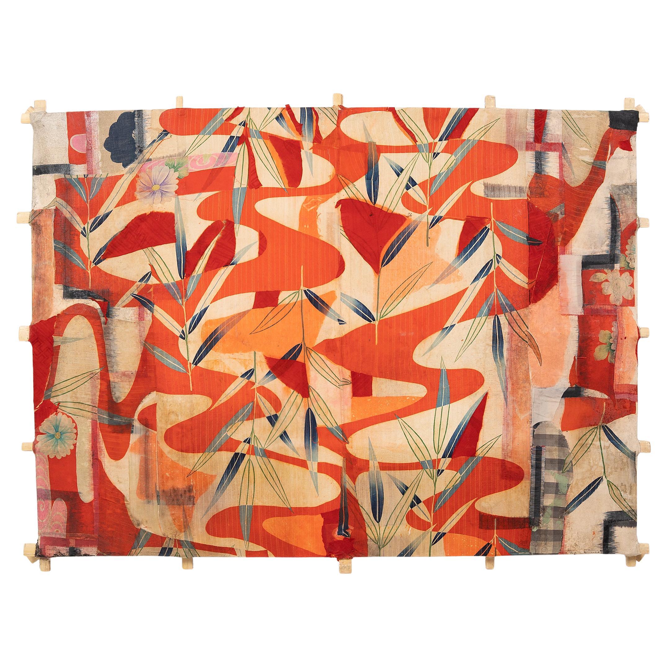 "Bamboo Sunset 'Persimmon'" Kite by Michael Thompson For Sale