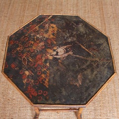 Bamboo Table 19th Century Lacquered