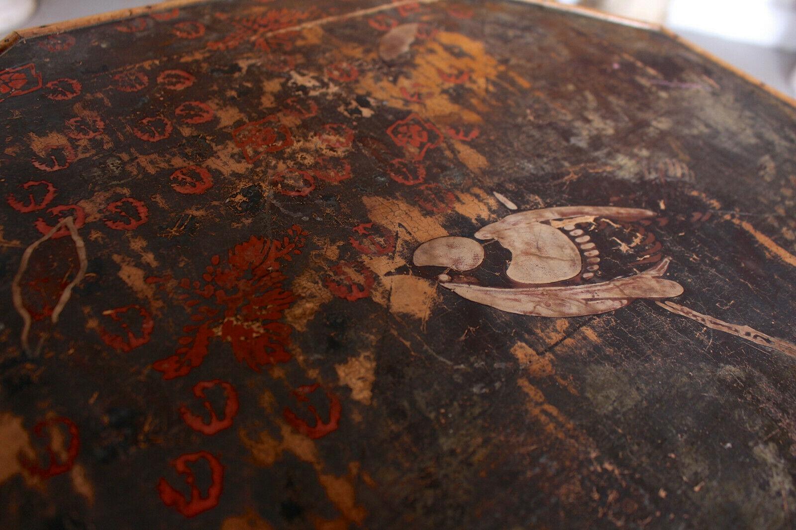 Bamboo Table 19th Century Lacquered For Sale 3